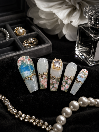 Ethereal Garden Reverie | LUMlix Haute Nail