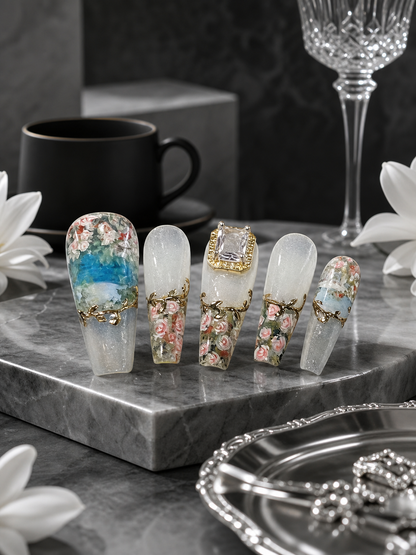 Ethereal Garden Reverie | LUMlix Haute Nail