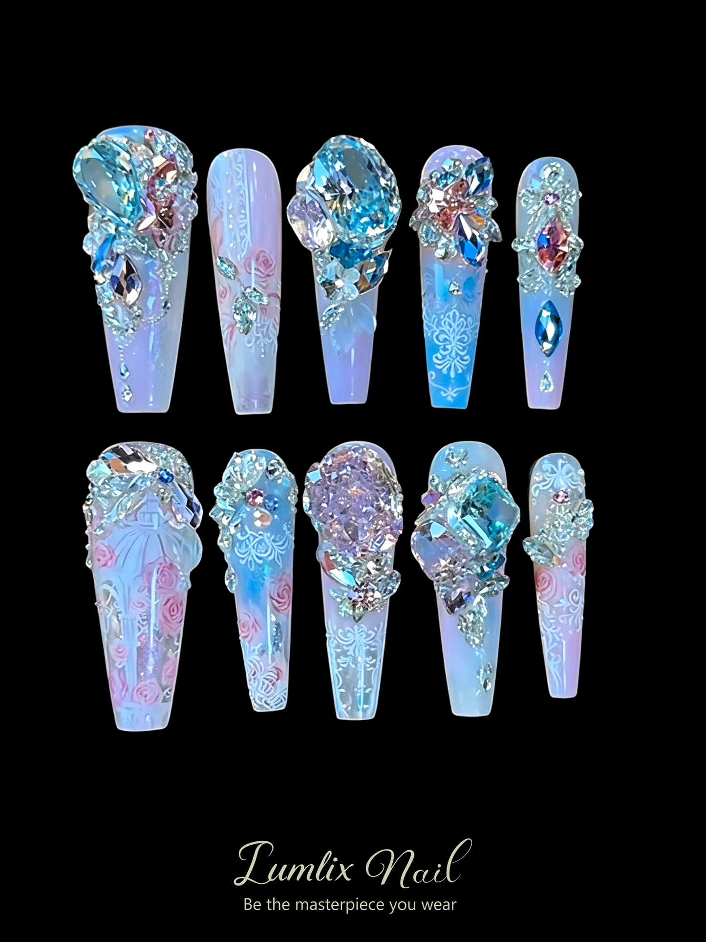 The Aurora's Frozen Waltz | LUMlix Haute Nail