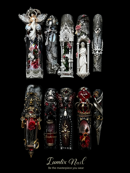 Celestial Gothic Sanctuary | LUMlix Haute Nail
