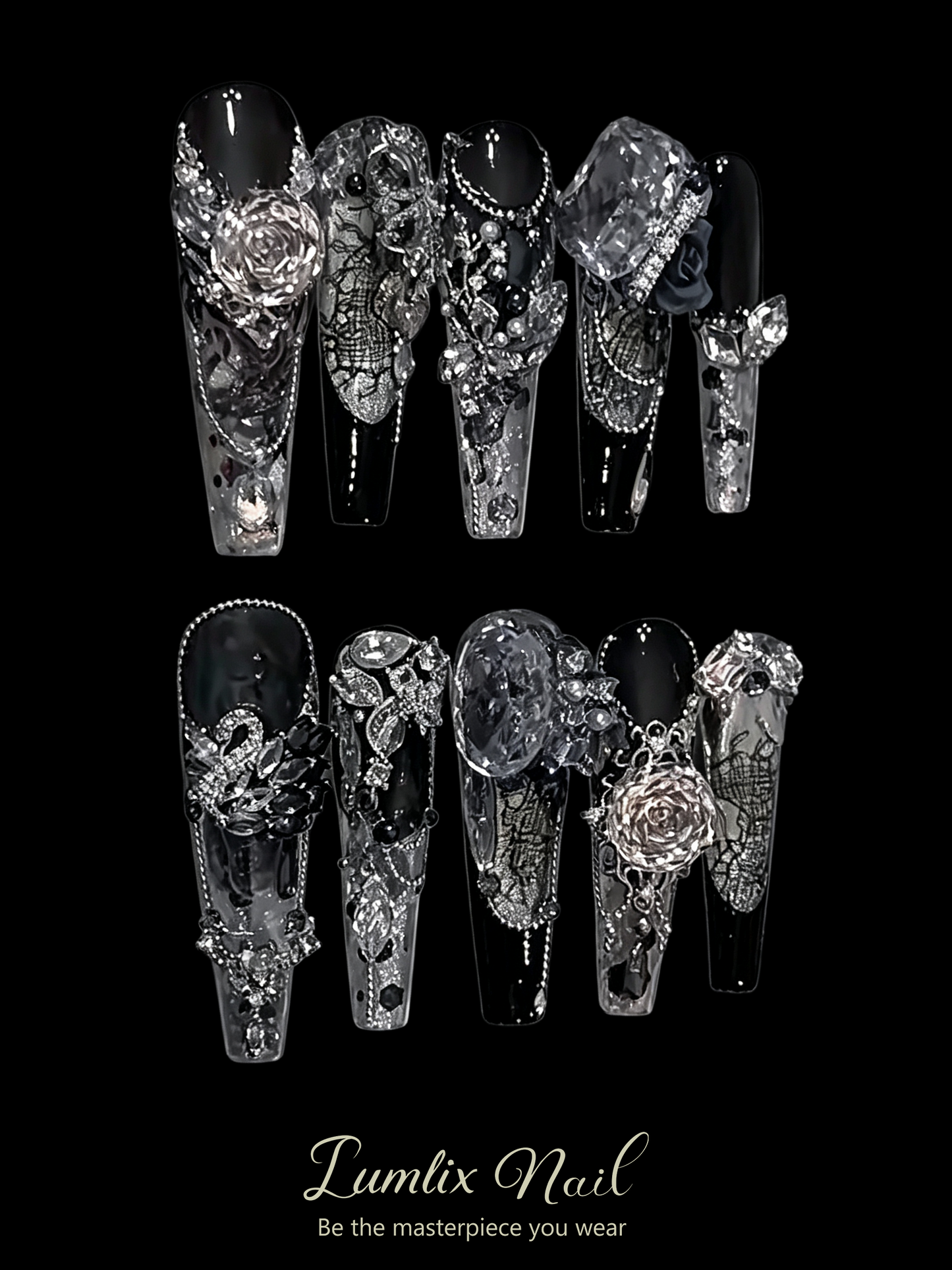 Murmure d'Encre | LUMlix Haute Nail