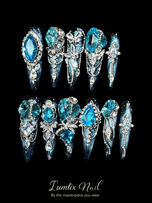Celestial Azure | LUMlix Haute Nail