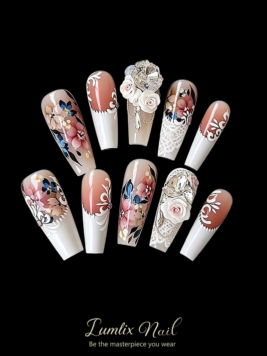 Rosewater Reverie | LUMlix Haute Nail