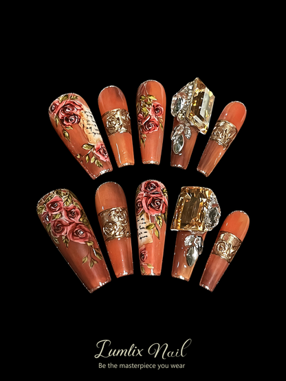 Gilded Rose Chronicle | LUMlix Haute Nail