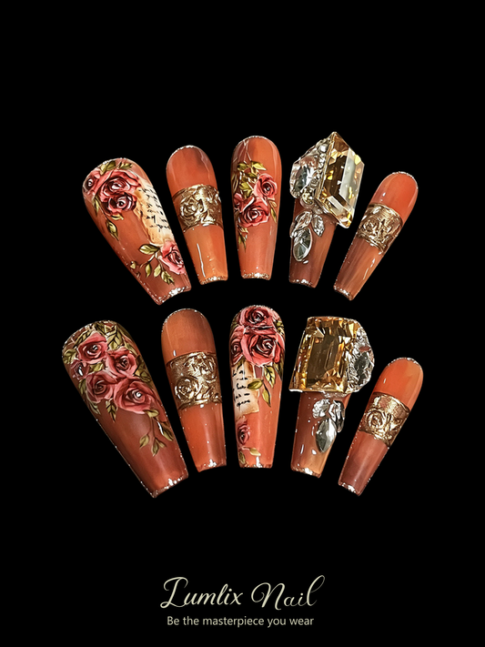 Gilded Rose Chronicle | LUMlix Haute Nail