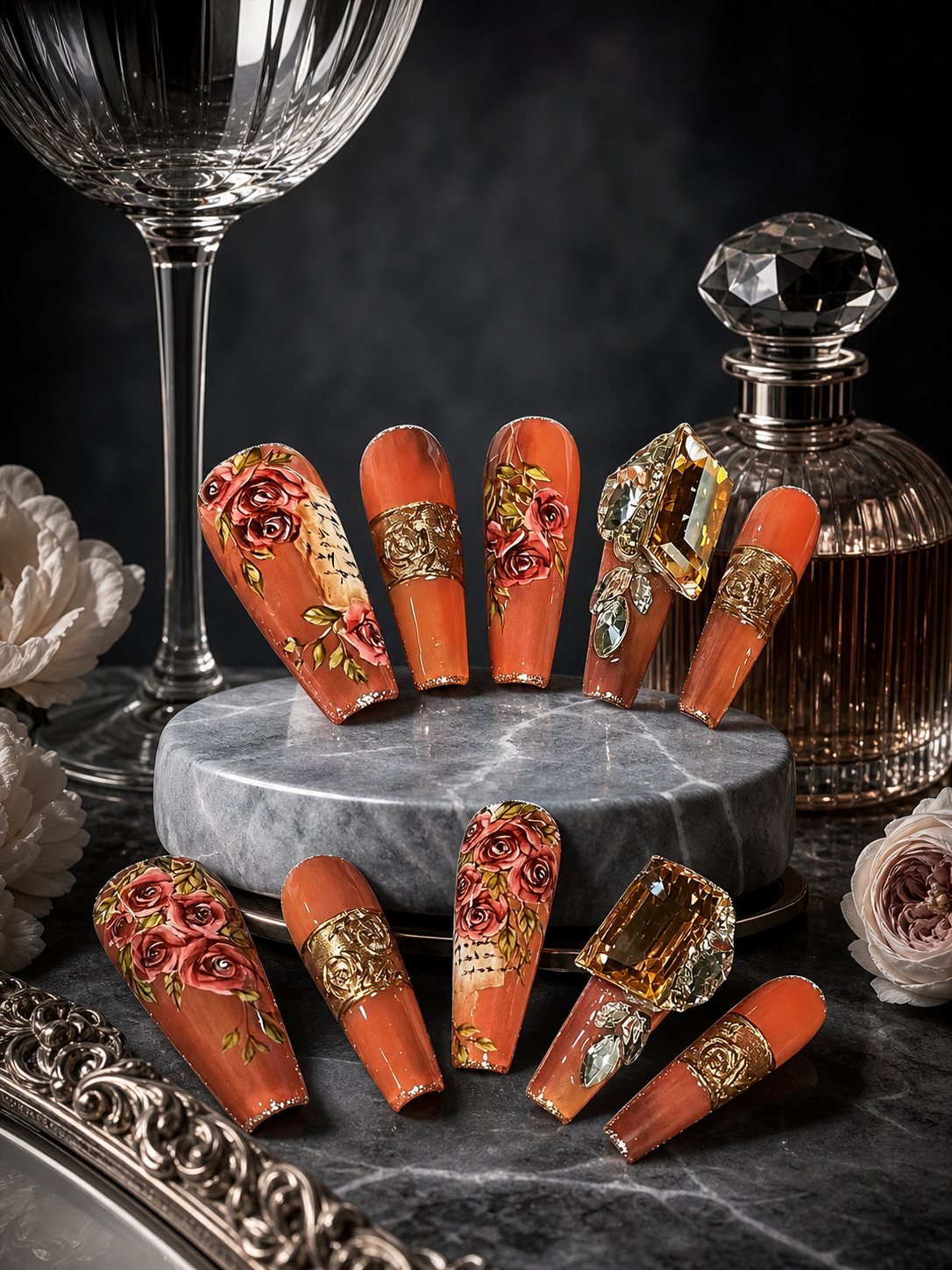 Gilded Rose Chronicle | LUMlix Haute Nail