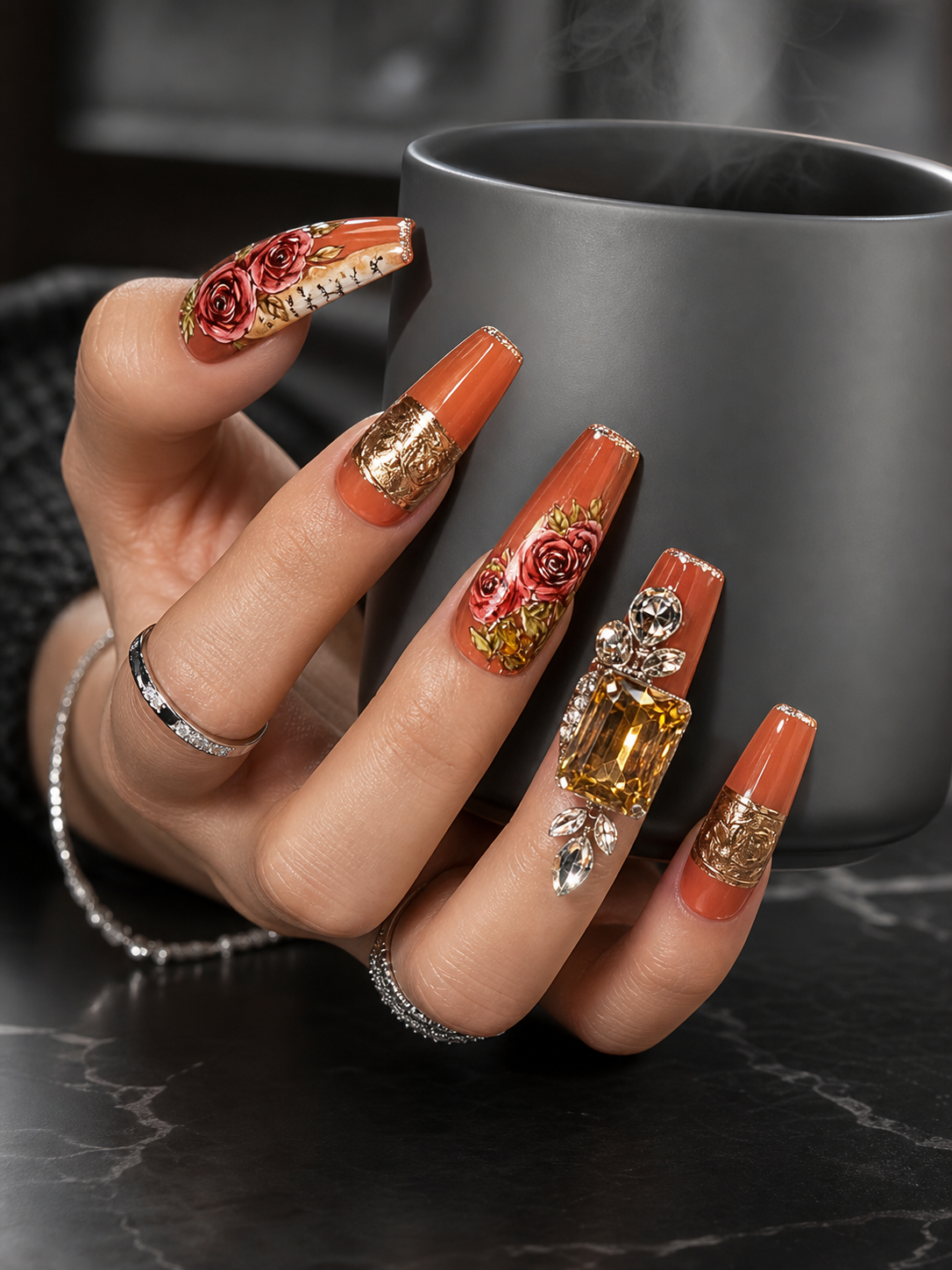 Gilded Rose Chronicle | LUMlix Haute Nail
