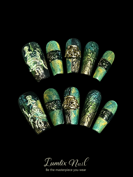 Verdant Mythos | LUMlix Haute Nail