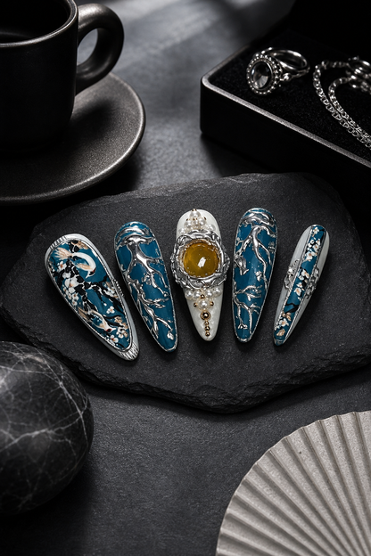 Azure Dynasty Relic | LUMlix Haute Nail