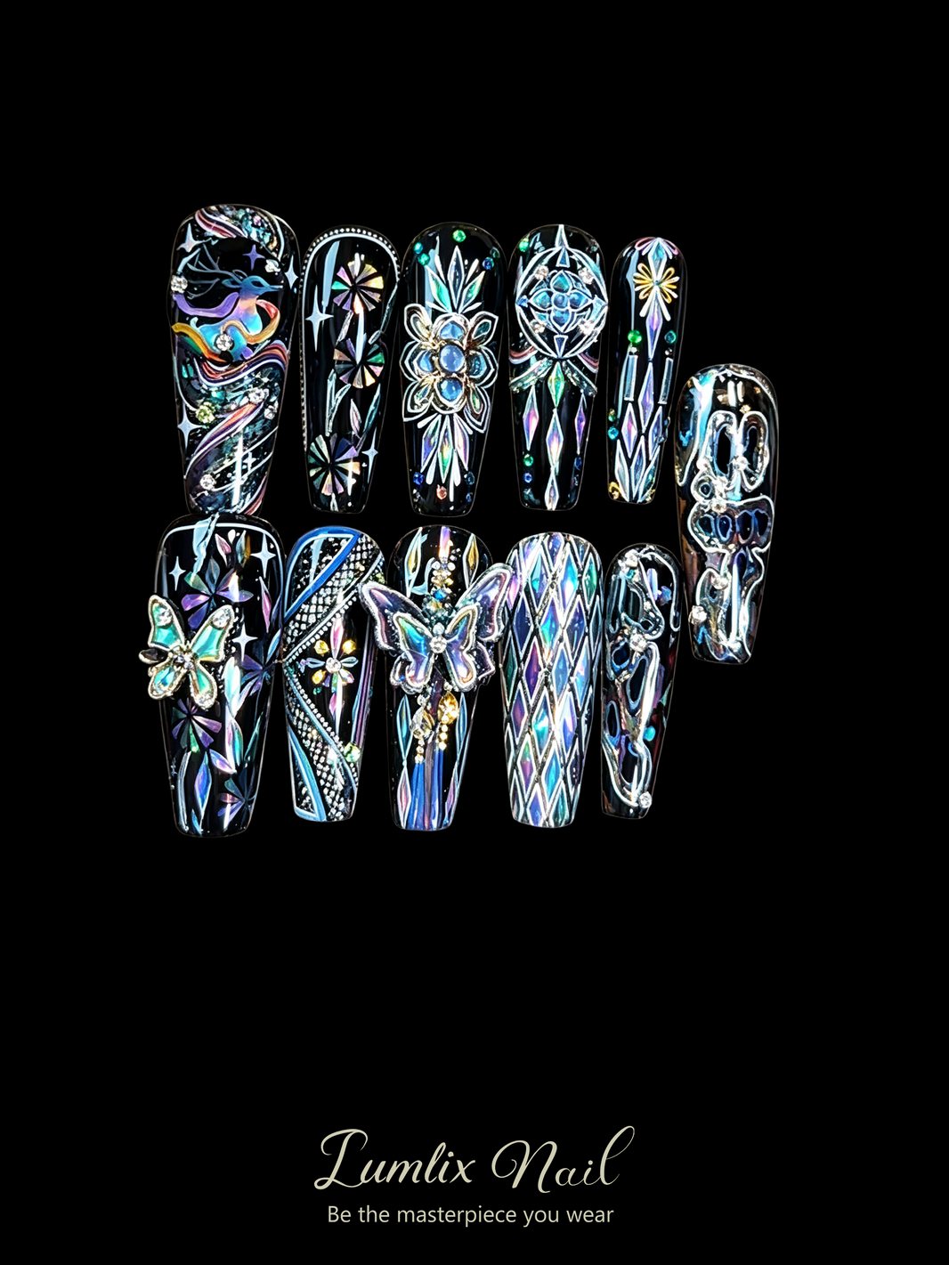 The Celestial Prism's Whisper | LUMlix Haute Nail