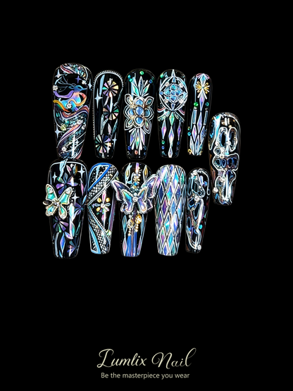 The Celestial Prism's Whisper | LUMlix Haute Nail