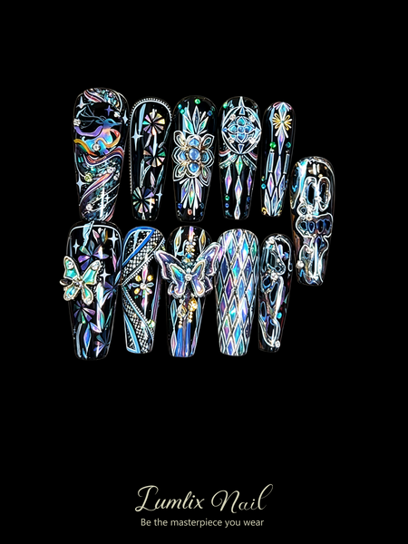 The Celestial Prism's Whisper | LUMlix Haute Nail