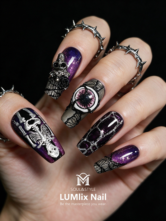 Abyssal Ocular Sovereign | LUMlix Haute Nail