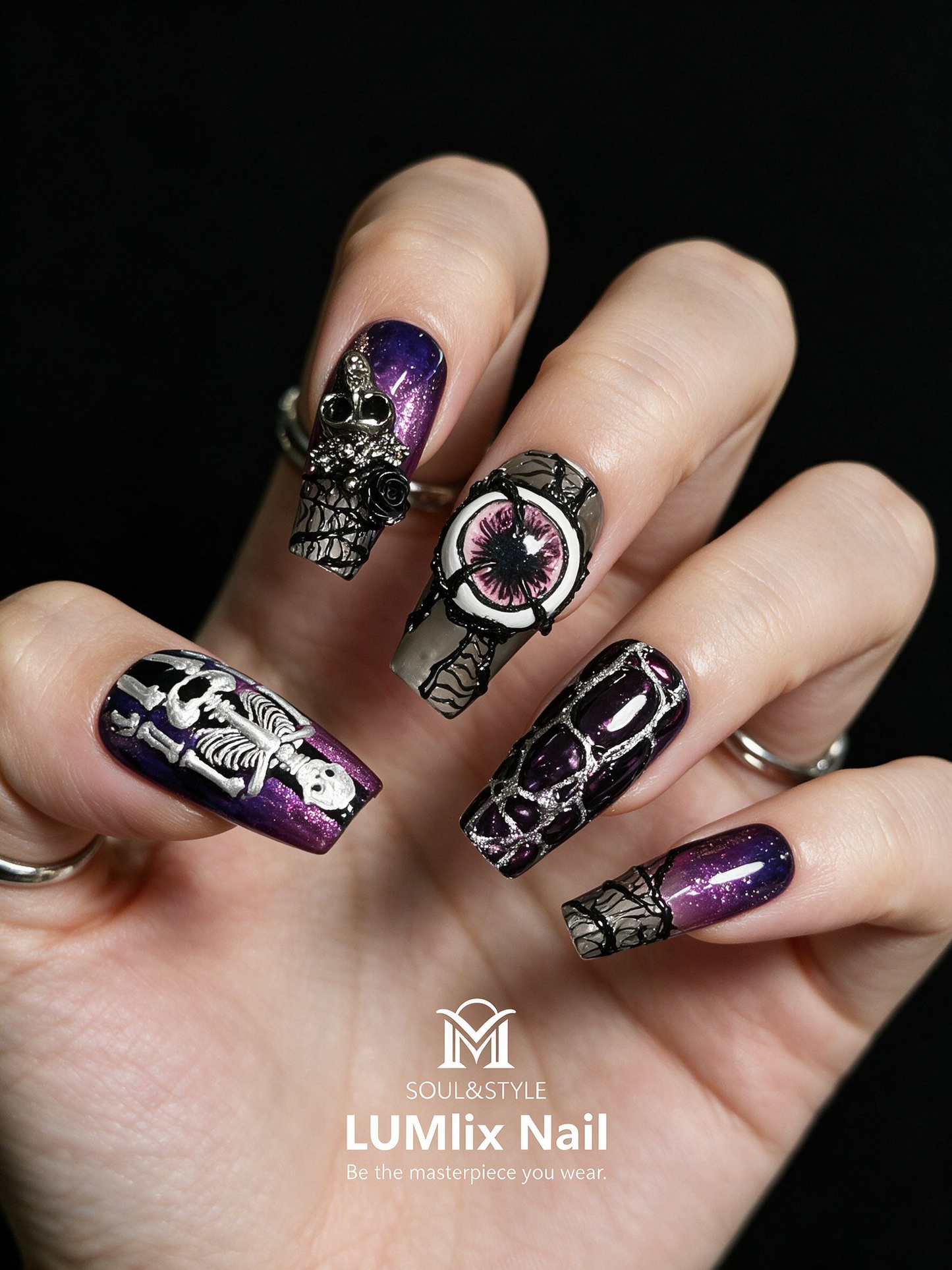 Abyssal Ocular Sovereign | LUMlix Haute Nail
