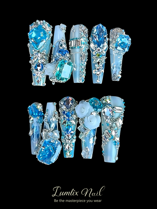 The Frozen Crown's Legacy | LUMlix Haute Nail