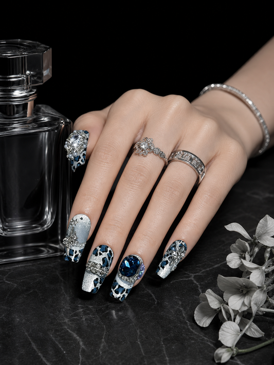Midnight Azure Sovereign | LUMlix Haute Nail