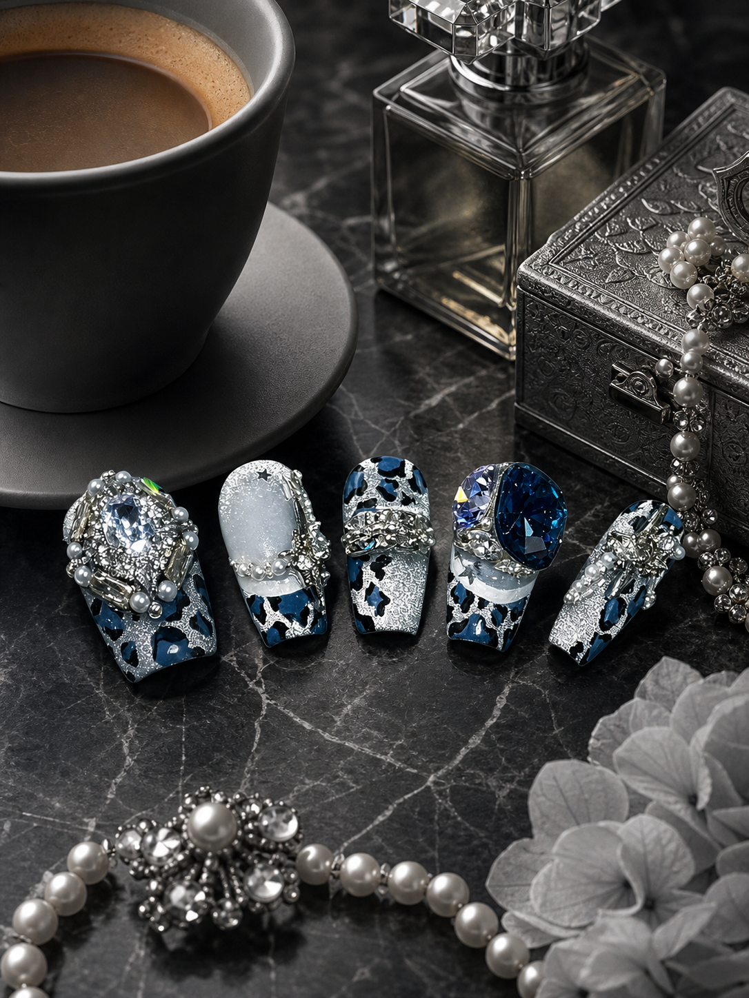 Midnight Azure Sovereign | LUMlix Haute Nail