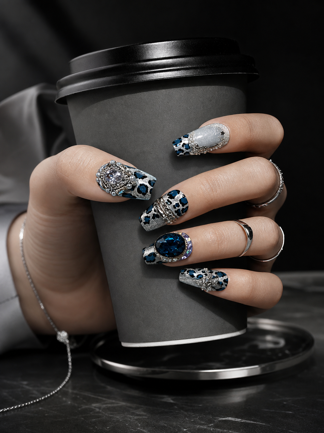 Midnight Azure Sovereign | LUMlix Haute Nail