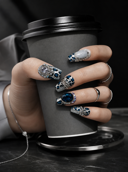 Midnight Azure Sovereign | LUMlix Haute Nail