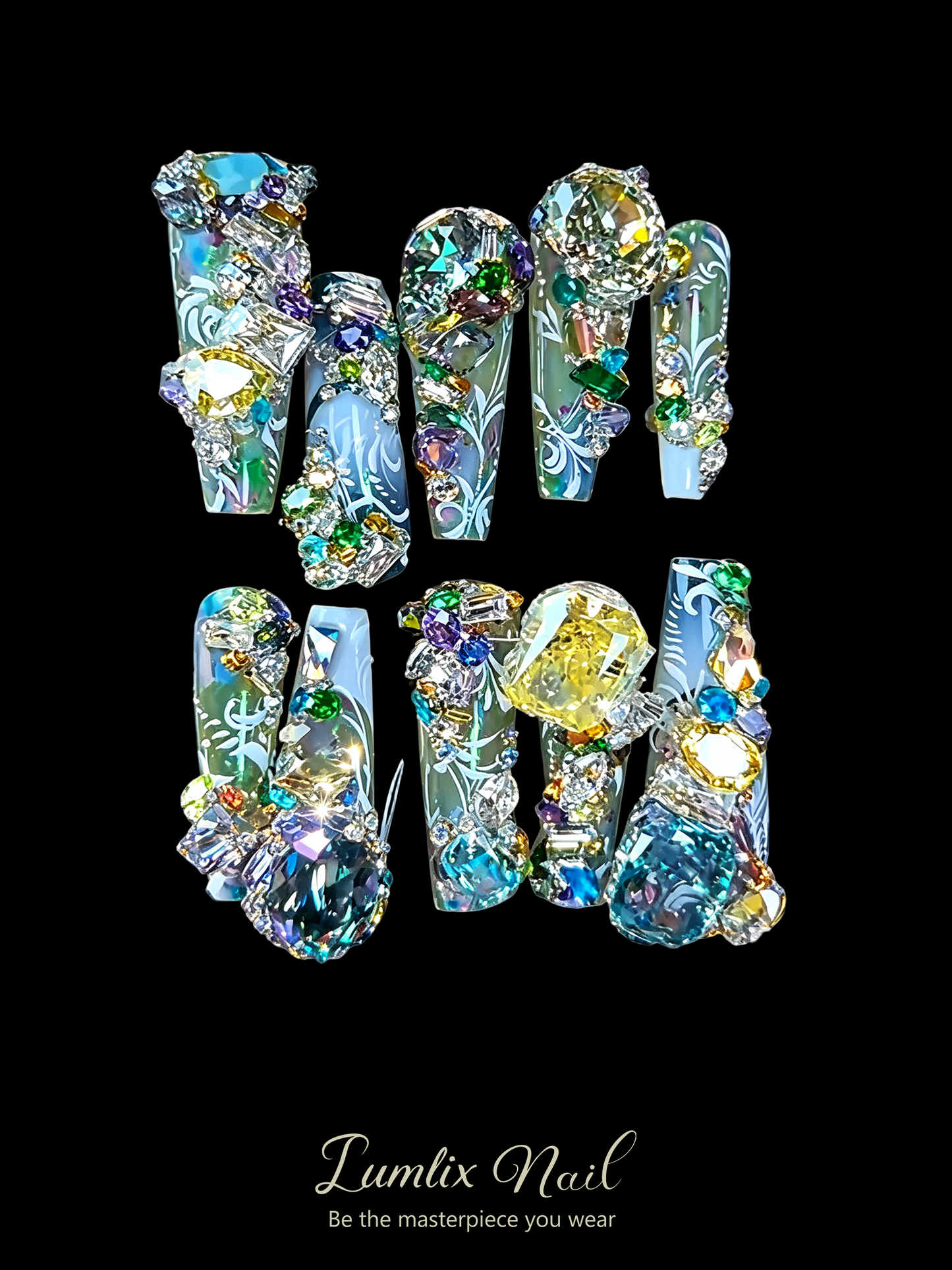 The Prism Garden's Reverie | LUMlix Haute Nail