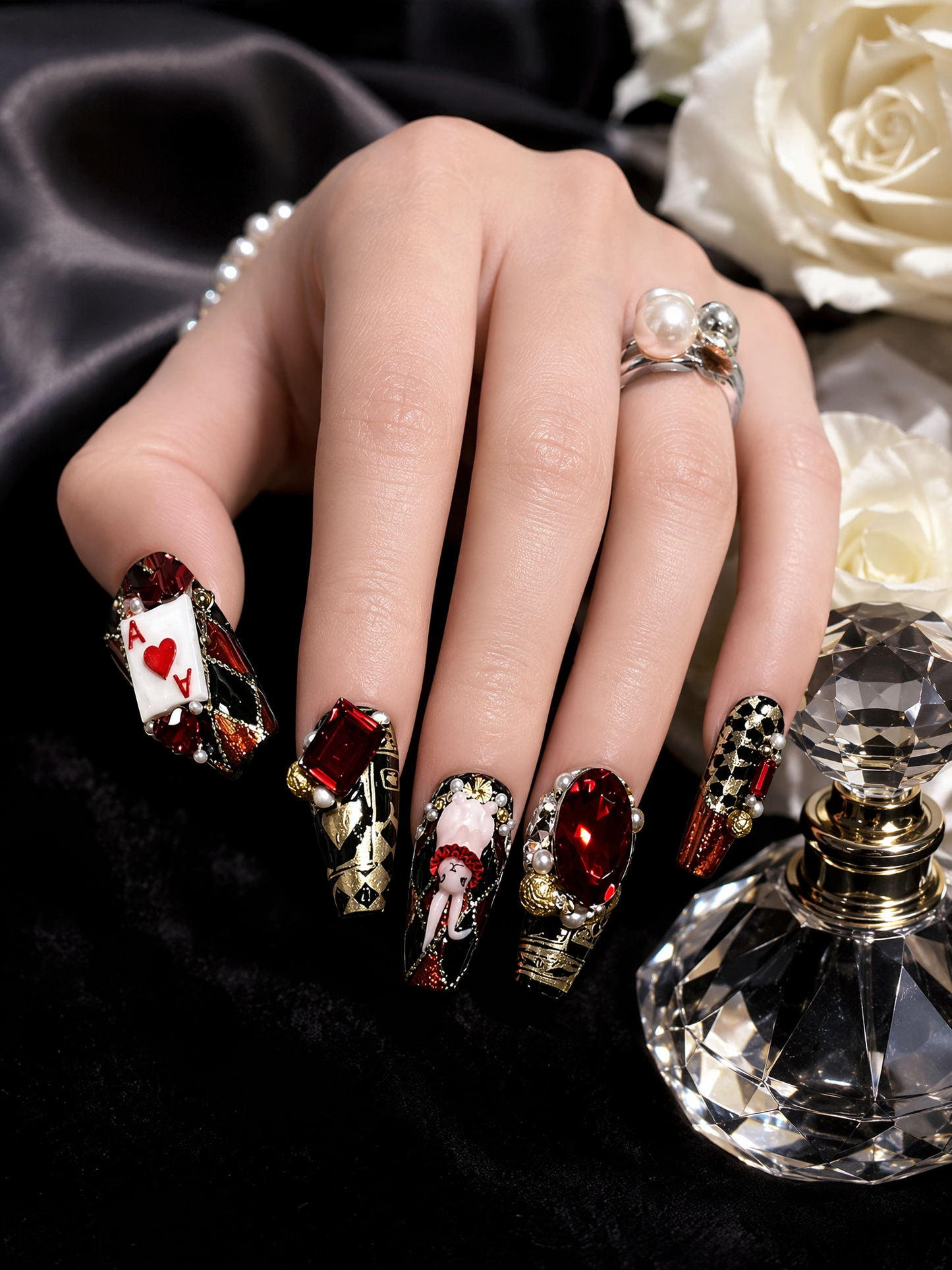 Sacred Crimson Reliquary | LUMlix Haute Nail