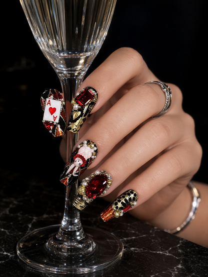 Crimson Ace Sovereign | LUMlix Haute Nail