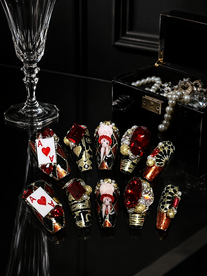 Crimson Ace Sovereign | LUMlix Haute Nail