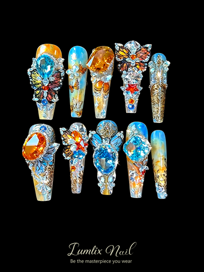 The Celestial Metamorphosis | LUMlix Haute Nail