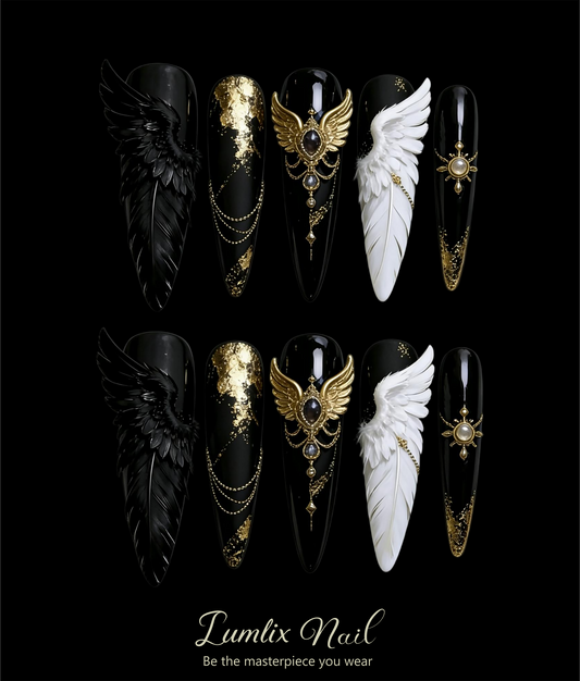 Abyssal Wings | LUMlix Haute Nail