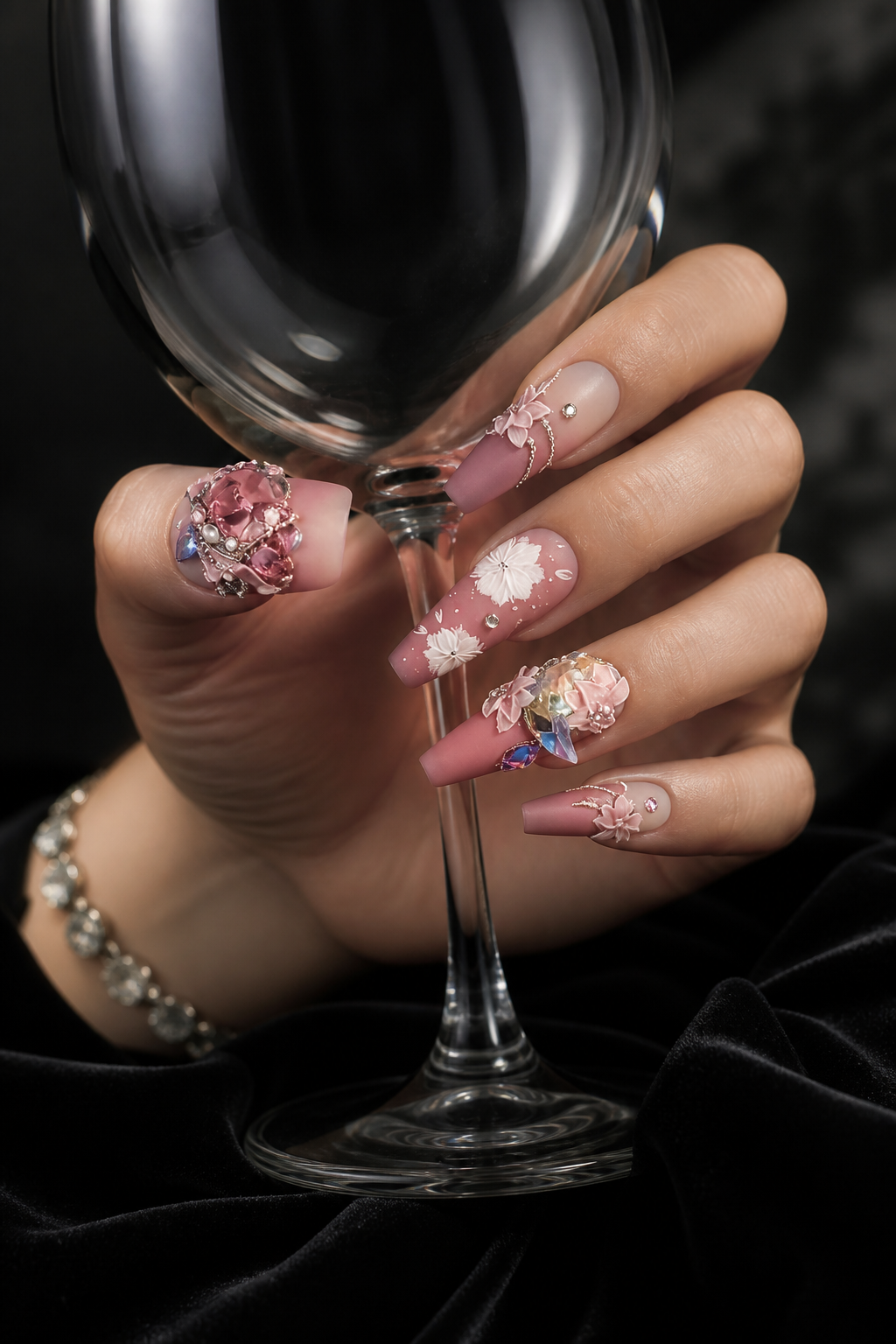 Celestial Bloom Duality | LUMlix Haute Nail
