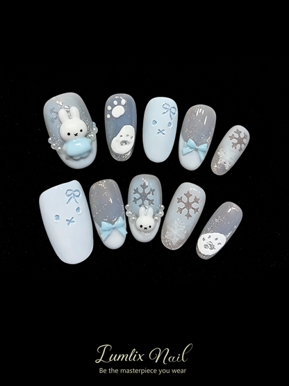 Glacial Miffy Reverie | LUMlix Haute Nail