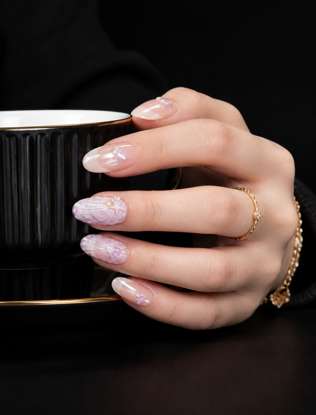 Galatea's Pearl Awakening | LUMlix Haute Nail