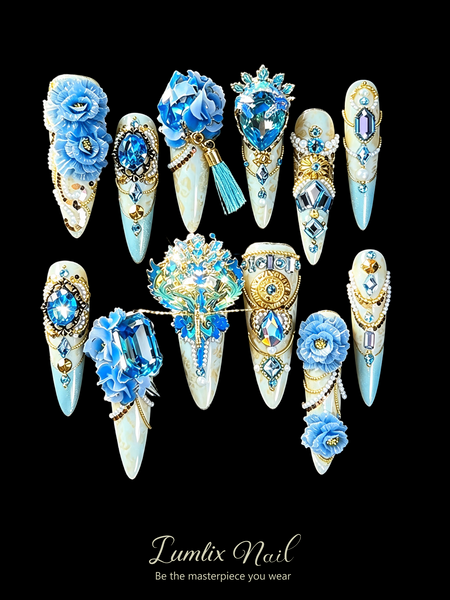 Azure Versailles | LUMlix Haute Nail