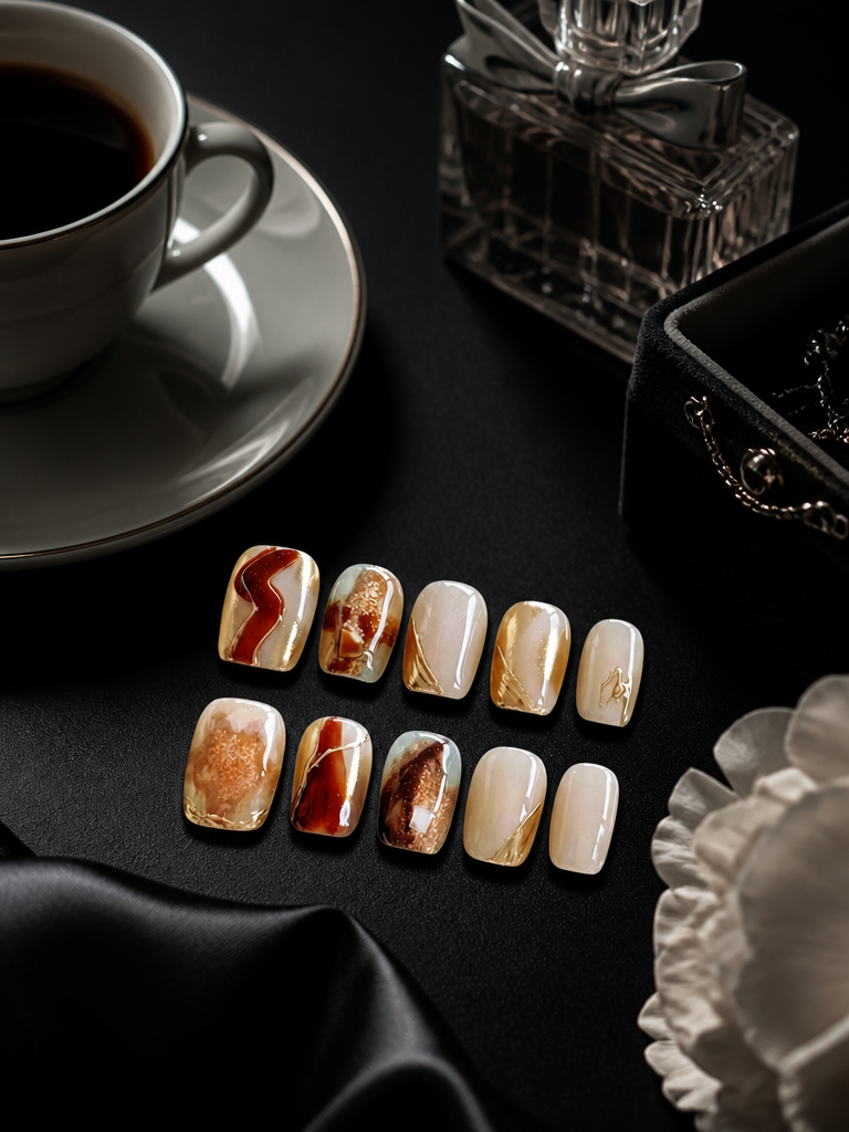 Amber Alchemy | LUMlix Haute Nail