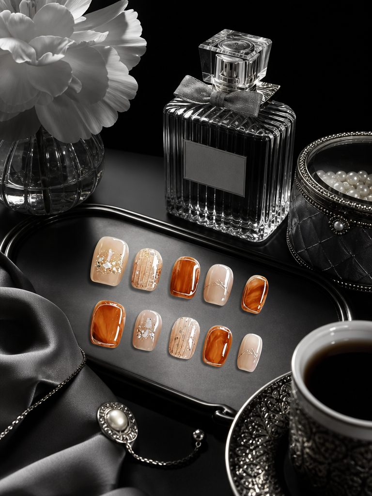 Amber Alchemy | LUMlix Haute Nail