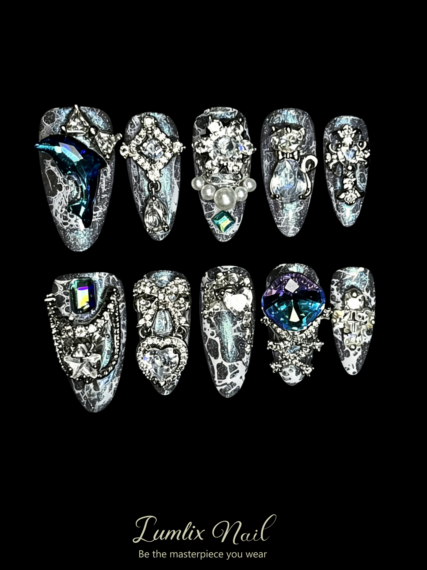 Midnight Baroque  | LUMlix Haute Nail | LUMlix Haute Nail