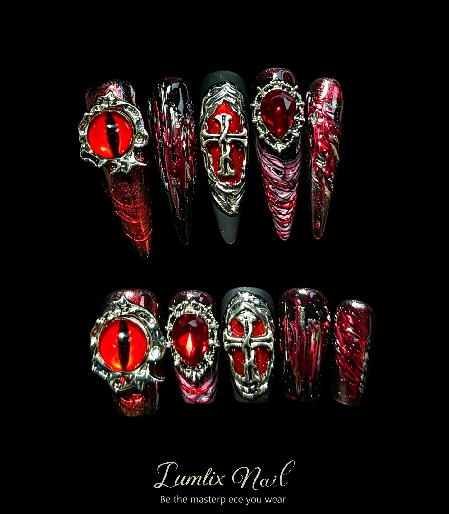 Crimson Abyss | LUMlix Haute Nail