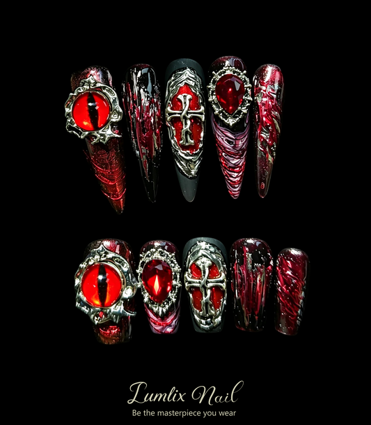 Crimson Abyss | LUMlix Haute Nail