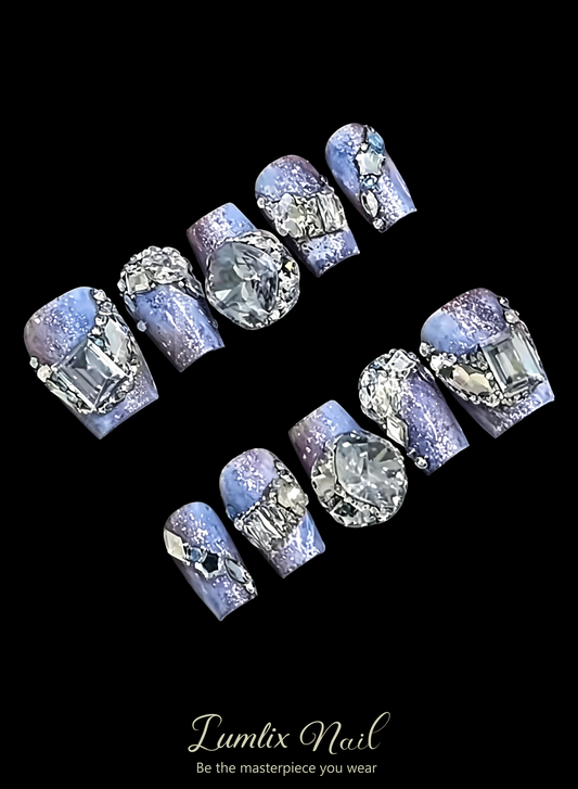 Celestial Amethyst Frost | LUMlix Haute Nail
