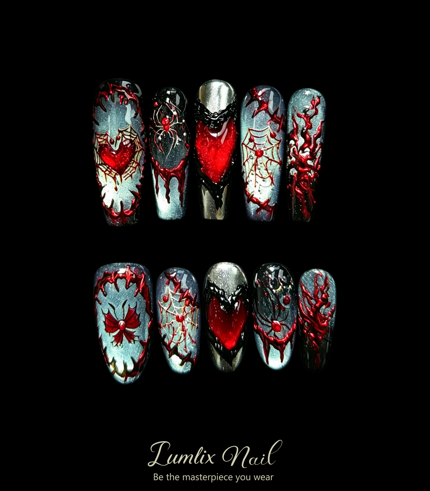 Crimson Venom | LUMlix Haute Nail