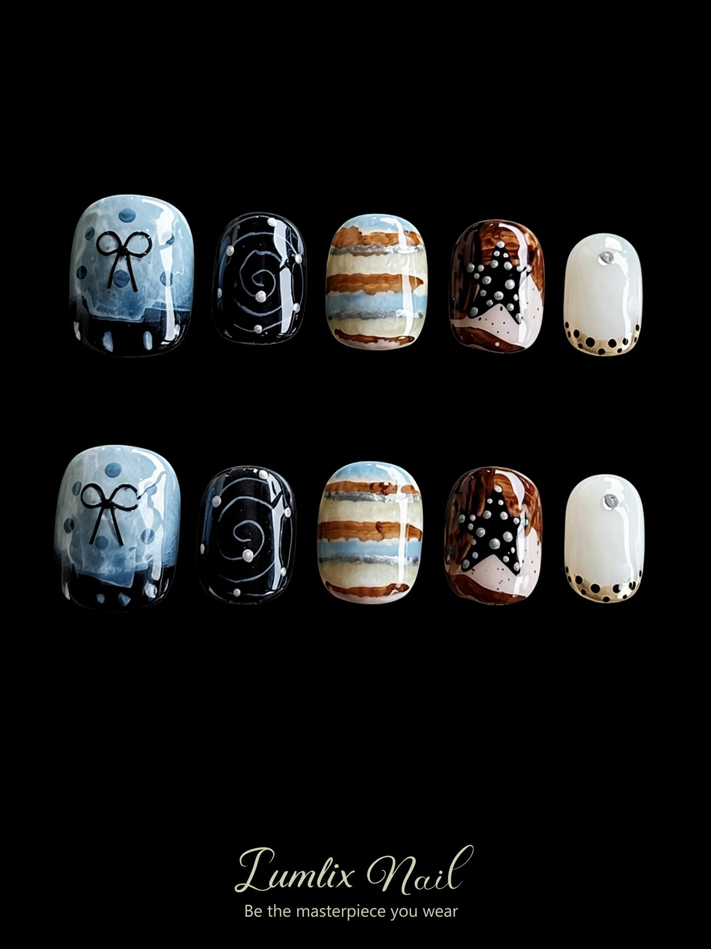Midnight Patisserie Reverie | LUMlix Haute Nail