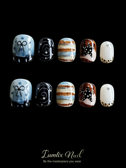 Midnight Patisserie Reverie | LUMlix Haute Nail