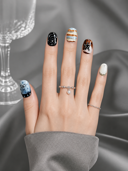 Midnight Patisserie Reverie | LUMlix Haute Nail