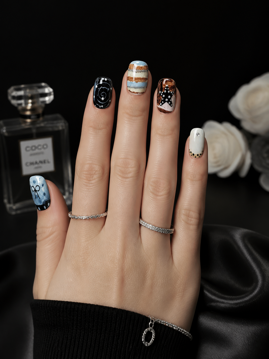 Midnight Patisserie Reverie | LUMlix Haute Nail