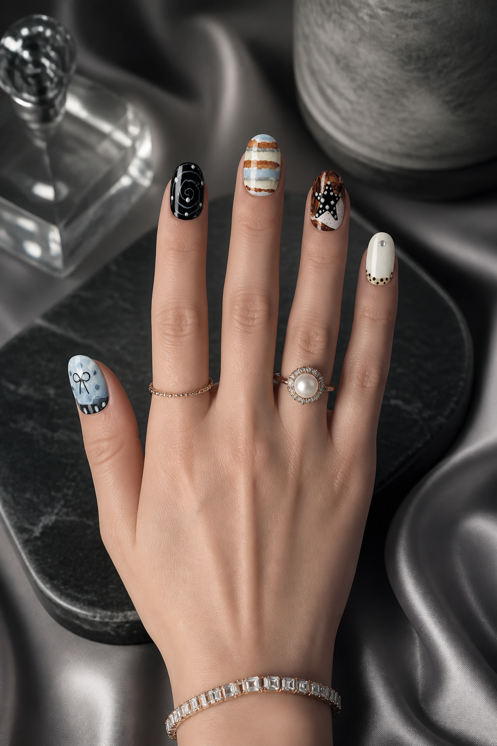 Midnight Patisserie Reverie | LUMlix Haute Nail