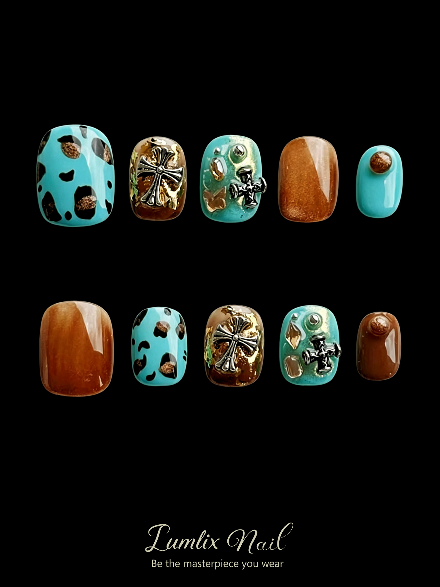 Turquoise Nomad's Creed | LUMlix Haute Nail