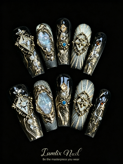 Moonstone Veil | LUMlix Haute Nail