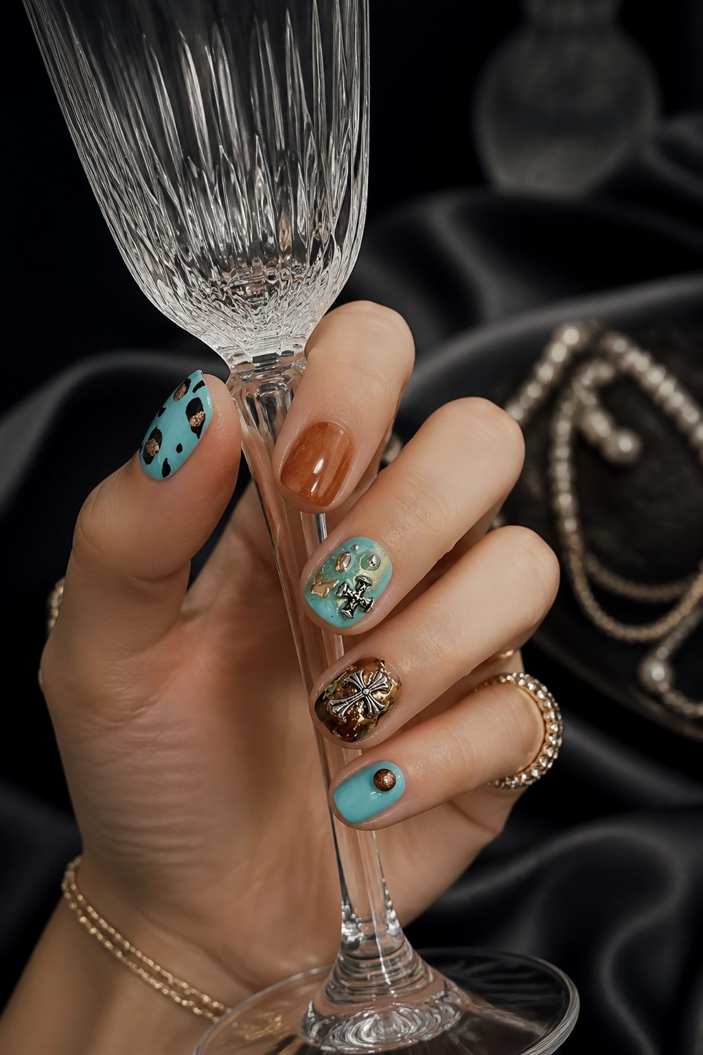 Turquoise Nomad's Creed | LUMlix Haute Nail