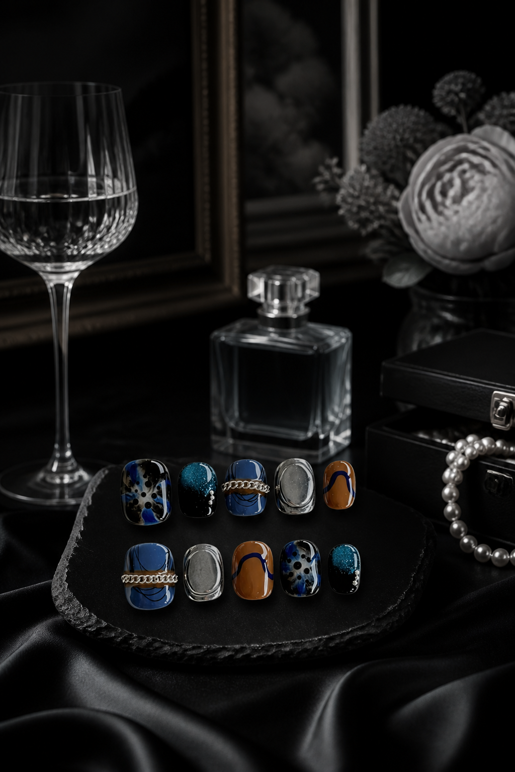Midnight Industrial Rhapsody | LUMlix Haute Nail