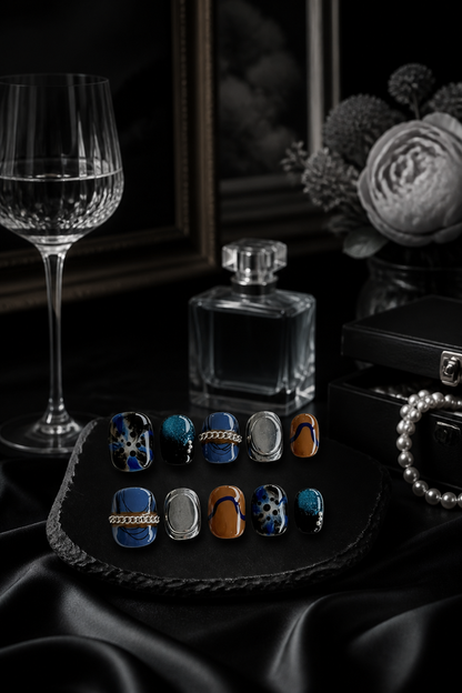 Midnight Industrial Rhapsody | LUMlix Haute Nail